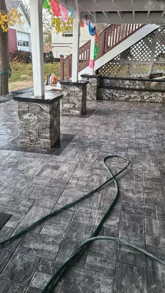 Stamped Concrete Patio Repair Monmouth County NJ
